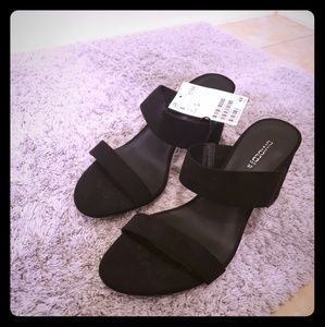 H&M size 6 black heels nwt